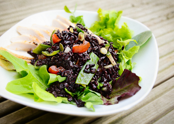 Black Rice Salad on thingswemake