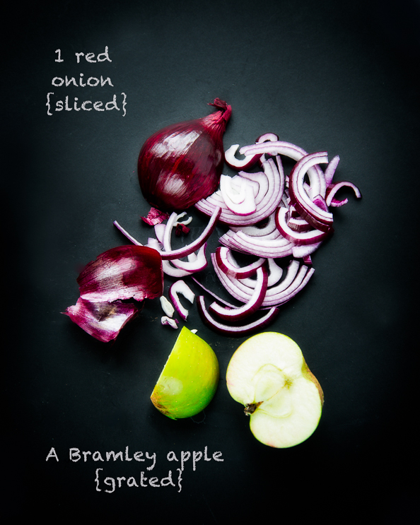 onion and apple