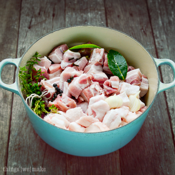 Rillettes in progress - things{we}make