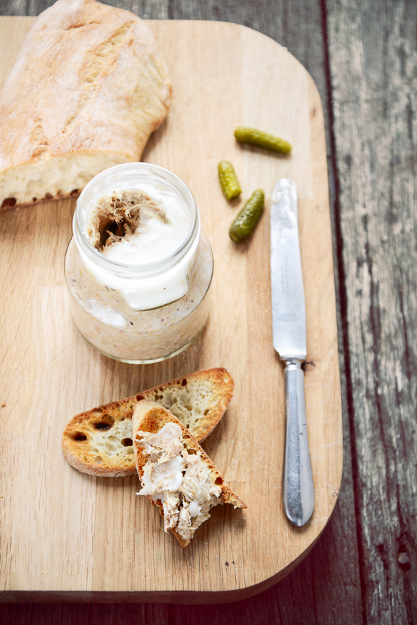 Rillettes on toast