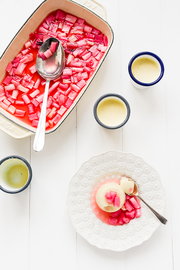 Rhubarb and Pannacotta from Thingswemake